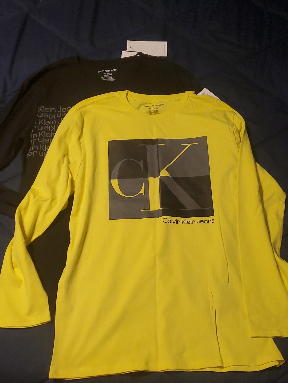 Calvin Klein Jeans Long-Sleeve Logo Tees
